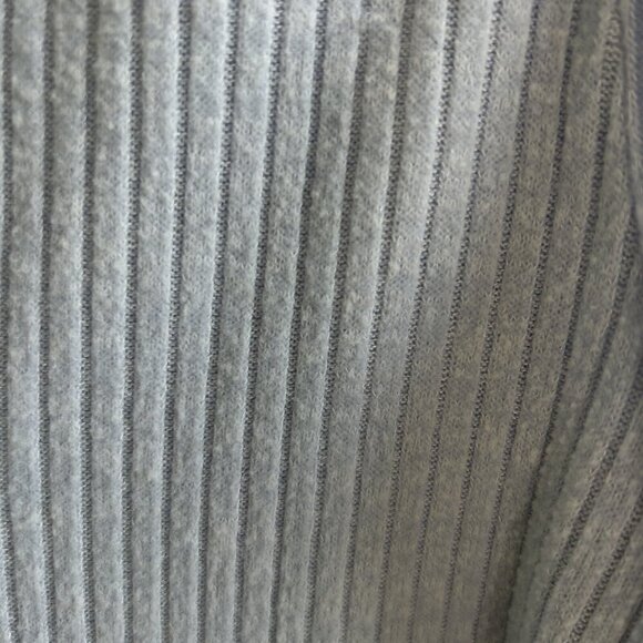 J. Crew Light Blue Ribbed Knit Puffed Sleeves V Neck Casual Sweater Size Small - Picture 2 of 7